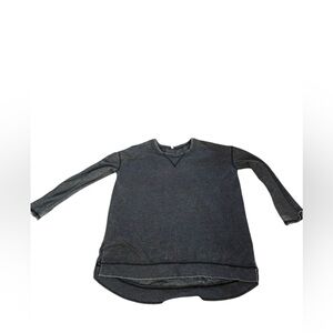 Dark Gray Long Sleeve Top